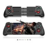 Wireless Cloud Gaming Controller for iOS, Android, Windows PC, including iPhone15/14/13, ipad, Steam etc.. Hall trigger, Linear trigger and Analog trigger E-Sports Handle Gamepad, Bluetooth Black