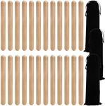 ZEAYEA 24 Pack Rhythm Sticks with 3