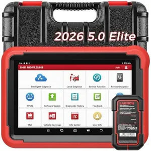 LAUNCH X431 PROS V 5.0, Bidirectional Scan Tool PROS V+ 5.0 Elite with 2025 Newly Released DBSCar VII Connector,38+ Reset for All Cars,ECU Online Coding,CANFD,FCA AutoAuth,VAG Guide,2 Yrs F-Ree Update