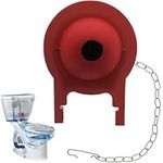 Essential Values 3-Inch Toto Toilet Flapper Replacement - Rubber Toilet Tank Flapper with Chain and Hook, Aftermarket Toilet Flapper for G-Max, Thu499s, Thu331s, Thu175s & 2021bp Toto Toilet Models