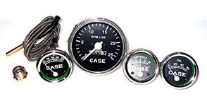 Case Tractor Gauge Set Temp Tachometer Oil Pressure Ammeter fits in 430,470,530C,CC,D,DC,DI,DO,L,LA,LAI,RC,S,SC,SI,SO,400,600+