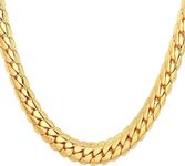 U7 18K Gold Plated Chain 18KGP Stam