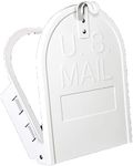 6 1/4 Inch (Width) by 8 Inch (Height) RetroFit"Snap-in" Mailbox Door Replacement - White