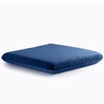 Sigmat Recliner Cushion for Elderly with Memory Foam 20x20x3 Inches Large Square Seat Cushion for Recliner Chair, Floor Pillow, Truck Seat Cushion Navy