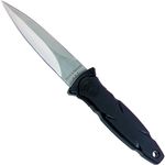 Smith & Wesson SWHRT3 7.5in High Carbon S.S. Full Tang Fixed Blade Knife with 3.5in False Edge Blade and TPR Handle for Outdoor, Tactical, Survival and EDC