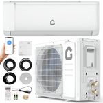 24000 BTU,21 SEER2 230 V Mini Split Air Conditioner,Wifi Enabled Ductless Inverter Wall AC Unit & Heater with Remote,Installation Kit, Pre-Charged Heat Pump System, White