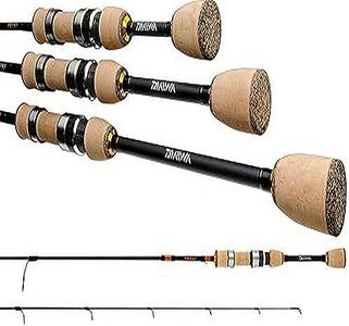 Daiwa Presso 7' Ultralight Fast Action Travel Spinning Rod, 2-Piece - PSO702ULFS,Black