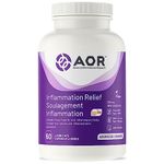 AOR - Inflammation Relief Supplement, 60 Vcaps - Arthritis Pain Relief, Joint Pain Relief, Osteoarthritis, Stiffness, Muscle Aches and Pain Relief - Anti Inflammatory Supplement - Inflammation Reducer