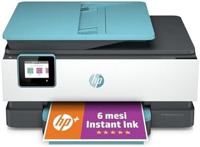 HP OfficeJet Pro 8025e 229W9B, Stampante Multifunzione a Getto d'Inchiostro A4 a Colori, Fronte e Retro Automatico, 20 ppm, Wi-Fi, HP Smart, 6 Mesi di Inchiostro Instant Ink Inclusi con HP+, Oasi