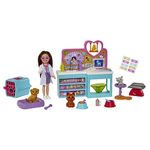 Barbie Doll & Playset with Accessories, Chelsea Can Be Pet Vet Set with Brunette Small Doll, 4 Animals & 18 Pieces