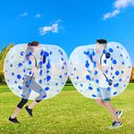 OLNIEZZL Sumo Balls for Adults 1 PC, Inflatable Body Sumo Balls Bumper Bopper Toys, Heavy Duty PVC Vinyl Kids Adults Physical Outdoor Active Play for 6+ Ages (48 inch Blue)