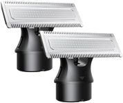 Trimcoo Magnetic Replacement Blades, Genuine Replacement Blades for H1 & H3 Electric Shaver and Trimmer, Easy Snap-On & Rinseable, Durable Stainless Steel, Trim, Edge and Shave, 2 Pack，Black