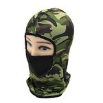 YOUSTYLO - YOU ARE PRIORITY Face Mask for Sun Protection for Men | Balaclava for Man | Biker Ski Mask Sunlight Protection | Bike, Cycling Full Mask for Pollution for Men (BM2101B) Green Camouflage