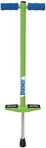 Geospace Jumparoo BOING! JR. Steel POGO STICK by Air Kicks, Small for Kids 50 to 90 Lbs - Active Play Outdoor Fun that Promotes Exercise & Balance Skills (Green)