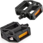 ONBICLE Bicycle Pedal Set MTB Mountain Bikes Free Size Ex. Heavy Duty with Reflectors