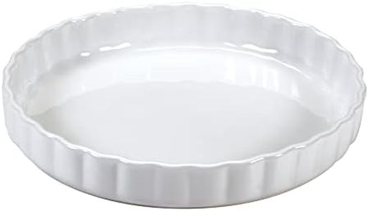 Guardini C00L12 - Tortiera in ceramica, Bianco, Diametro 29 cm, Altezza 4.5 cm