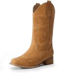 DREAM PAIRS Women's Cowboy Boots Mi