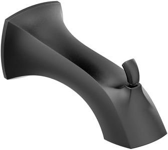 Moen 161955BL Voss 1/2-Inch Slip Fit Connection Diverter Tub Spout, Matte Black