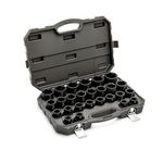 GEARWRENCH 26 Piece 3/4" Drive 6 Point Metric Impact Socket Set | 19mm-50mm| 84031