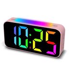 Topski Loud Alarm Clocks for Bedrooms Heavy Sleepers, Digital Clock with Night Light, Large Display, Dual Alarm, Snooze, Dimmable Bedside Alarm Clock for Kids Teens Boys Girls