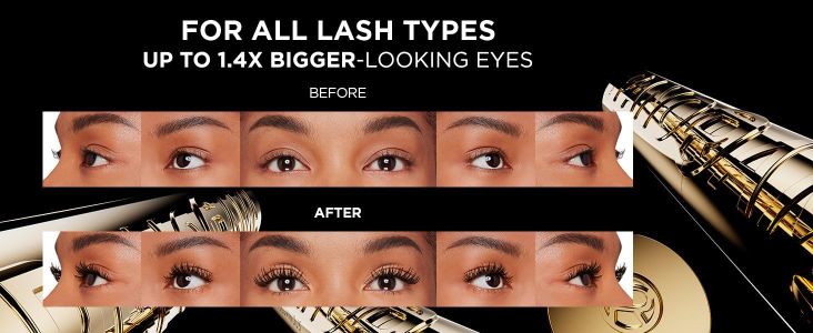 L'Oreal Paris Volume Million Lashes Mascara – Volumising, Clump-Free, Sensitive Eyes