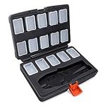 Wirefy Storage Container for 8.7" Crimping Tool and Quick Change Crimping Dies - 15 Slots for Individual Crimping Dies