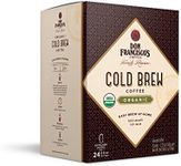 Don Francisco’s Organic Cold Brew Coffee, Premium 100% Arabica Beans, 8 Pitcher Packs (Makes 4 Pitchers)