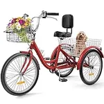 YITAHOME 26 Inch Adult Tricycle, 1 