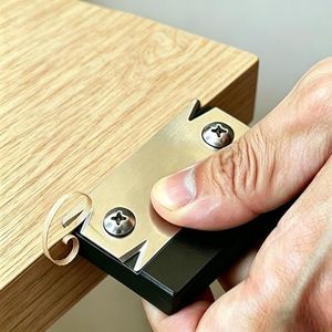 ZYJT Edge Banding Trimmer, 2026 New Small Edging Banding Trimmer & Cutter, Stainless Steel Blade Veneer Edge Trimmer for Wood working, Durable Edgebanding Tool for Melamine, Wood, Veneer, PVC