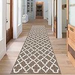 SHACOS Runner Rug for Entryway 60 x 240 cm Extra Long Hallway Runner Rug Non Slip Carpet Runner Area Rug Washable Floor Mat Low Pile Runner Rug for Bedroom Laundry Kitchen Entryway