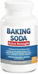 Baking Soda Aluminum Free 1300mg Per Pill Extra Strength Organic Use Pure Baking Soda Capsules For Health & Wellness. Baking Soda Tablets 120 pills