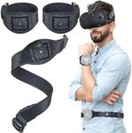 Skywin VR Tracker Belt and Strap Bundle for HTC Vive System Pucks - Adjustable Hand Straps Waist Full-Body Tracking in Virtual Reality (1 Belt 2 Straps)