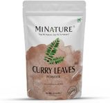 Curry Leaves Powder by mi nature | Murraya koenigii | Sweet Neem | 227g (8 oz.) (0.5 lb) | Antioxidant | 100% Natural powder| From India.