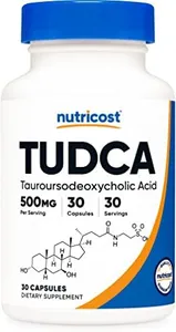 Nutricost Tudca 500mg, 30 Capsules (Tauroursodeoxycholic Acid) - Premium Quality, Gluten Free