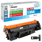 [NO CHIP with Tool] 138A W1380A Compatible Toner Cartridge Black Standard Capacity 1500 Pages TOPRINT for H P Laserjet Pro 3001 3001dw, MFP 3101 3101fdw Printer, Doesn't Work with H P+ Printer