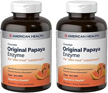 American Health Enzymes Chewable Original Papaya Enzyme 600 tablets - Pack of 2