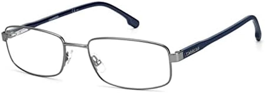 Carrera Men's 264 Rectangular Prescription Eyewear Frames, Matte Ruthenium, 55mm, 19mm