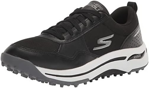 Skechers Women's Go Arch Fit Golf Shoe, Black, 9 US