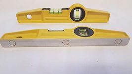 HI Viz Scaffolders 3 Rare Earth Magnetic Spirit Level 10 Inch / 250 mm