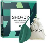 SHORDY Reusable Menstrual Disc (Small), 100% Medical-Grade Silicone, Flexible & Leak-Free Period Disc, Eco Friendly Feminine Hygiene & Care | Tampons, Pads & Cups Alternative (Green)