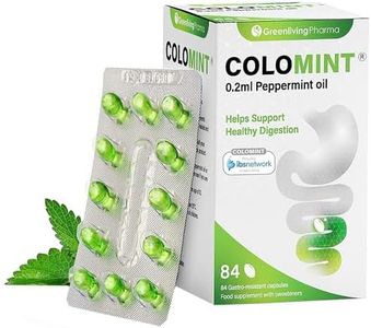 Colomint Peppermint Oil Capsules - for IBS Relief, Bloating, Tummy Pain and Healthy Digestion - 84 Gastro-Resistant Capsules (0.2ml Each), Natural Soothing Mint, Sealed in Hygienic Blister Strips