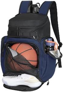 LARIPOP Basketball Backpack Large Sports Bag, Gym Bag with Ball Compartment and Shoe Compartment to Store Sports Shoes Water Bottles Laptops and Daily Necessities, Widely Used in Basketball, Soccer