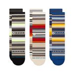 Stance Men's 3 Pack Current Socks, Multicoloured, Blue, Medium