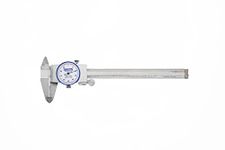 Fowler 52-008-706-0, Premium Dial Caliper With 0-6" Measuring Range (White)