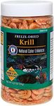 San Francisco Bay Brand Freeze Dried Krill Fish Food - All-Natural, Sustainably Harvested, High Protein Dried Shrimp for Freshwater and Saltwater Carnivores, Koi, Cichlids, Turtles - 1.27 oz (36g)