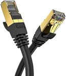 Veetop 2m/6.5ft CAT8 Ethernet Cable 40Gbps 2000Mhz High Speed Gigabit SFTP Lan Network Internet Cables with RJ45 Gold Plated Connector for Use of Smart Office Smart Home System iOT Gaming(1 Pack