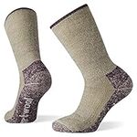 Smartwool Women's Mountaineer Classic Edition Maximum Cushion Crew Socks Hiking, Multi Colour Taupe, M