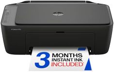 HP DeskJet 2955 Wireless All-in-One Color Inkjet Printer, Scanner, Copier, Best-for-Home, 3 Month Trial of Instant Ink Included, AI-Capable (A24HJA)