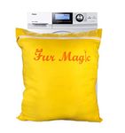 Fur Magic Pet Laundry Bag Keeps Your Washing Machine Free From Pet Hair Large Size Ideal For Dog Cat Horse Rabbit, Yellow