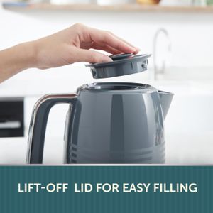 Breville Zen Electric Kettle – Grey, Fast Boil